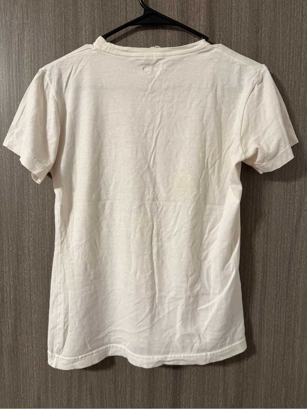 Tultex White Short Sleeve Tee with Rust & Navy Desert Graphic - Picture 4 of 4